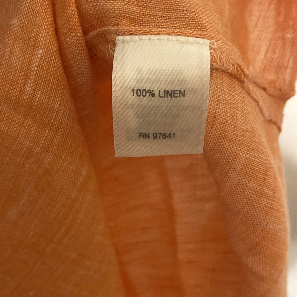 J. Jill Peach linen Tunic Top - Picture 12 of 14
